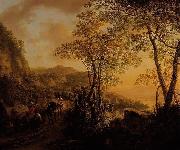 Jan Both Italian landscape. France oil painting artist